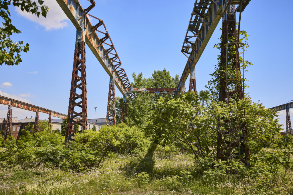 Les ponts roulants de Dominion Bridge à Lachine, Montréal